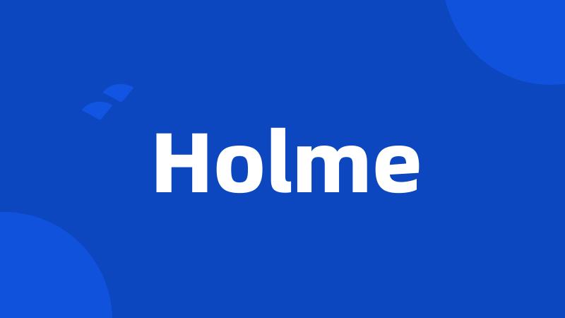 Holme