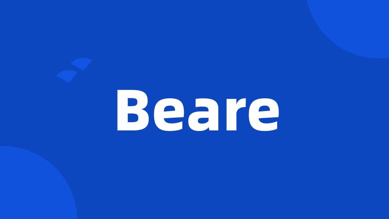 Beare