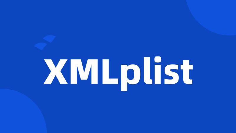 XMLplist