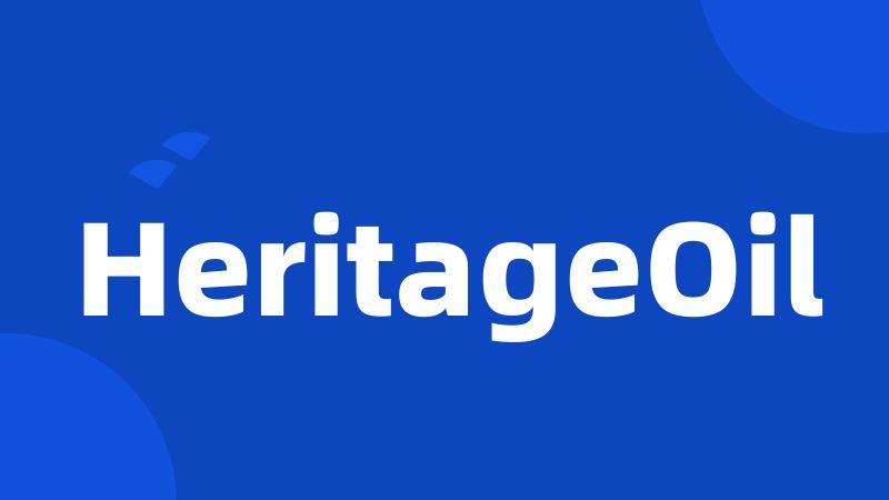 HeritageOil