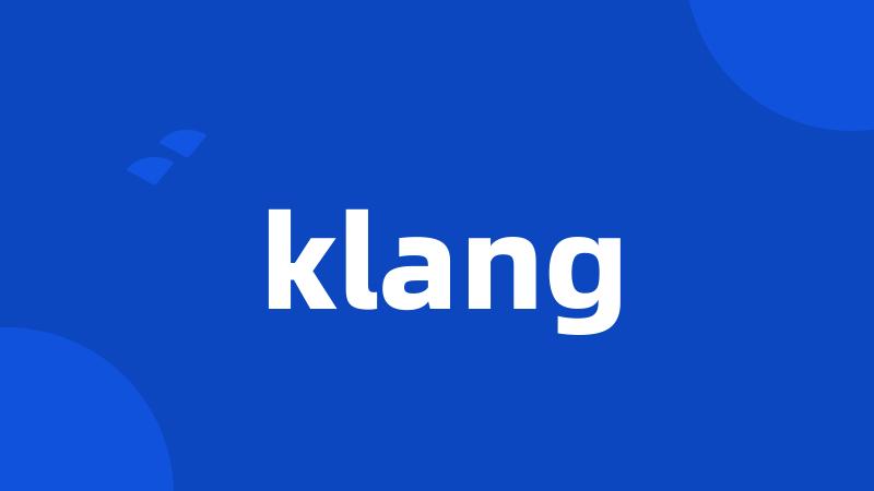 klang