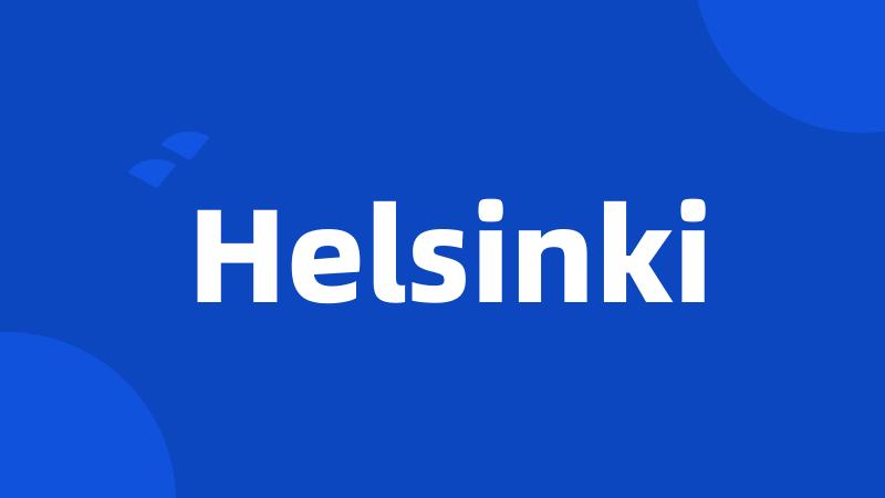 Helsinki