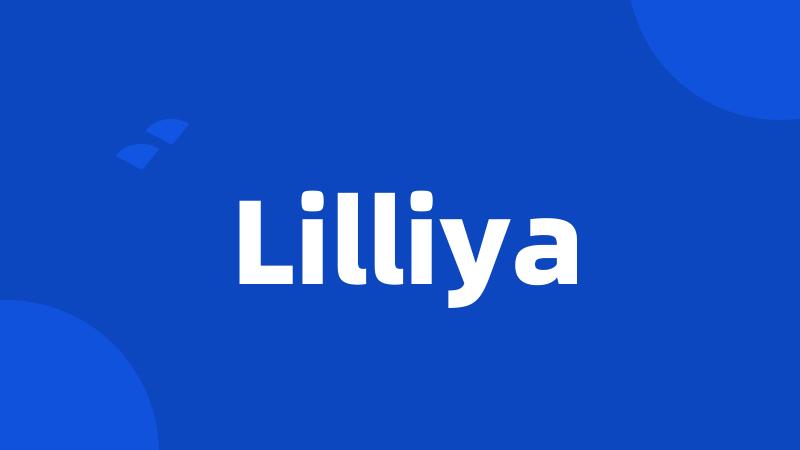 Lilliya