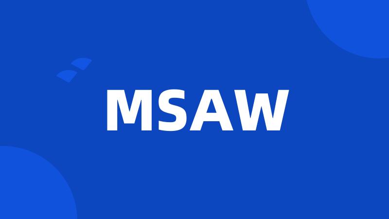 MSAW