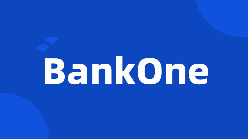 BankOne
