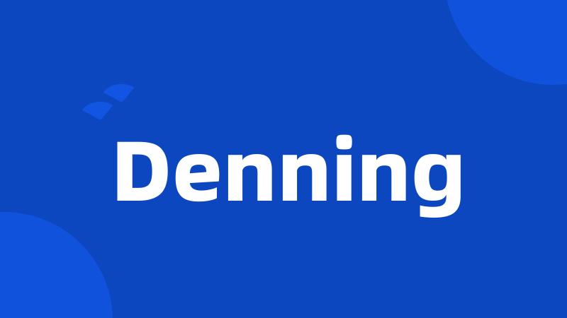 Denning