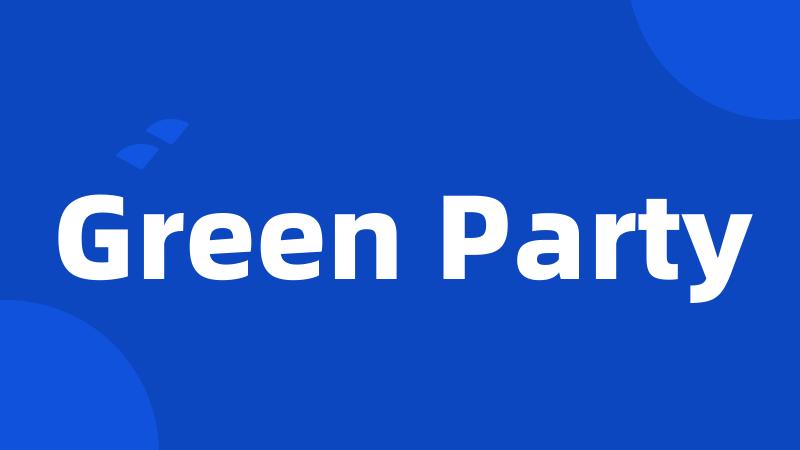 Green Party