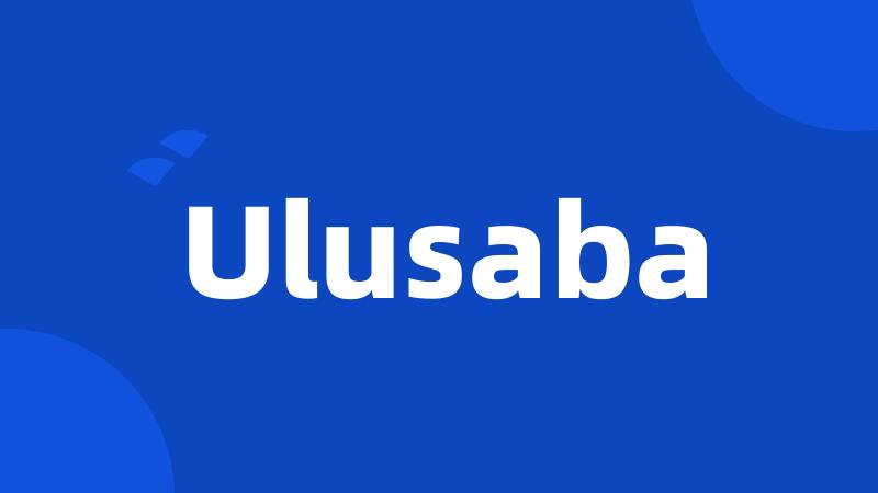 Ulusaba