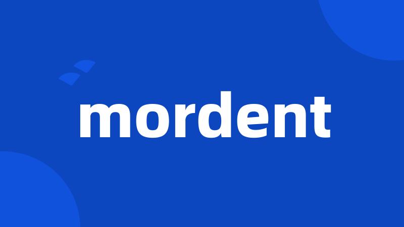 mordent