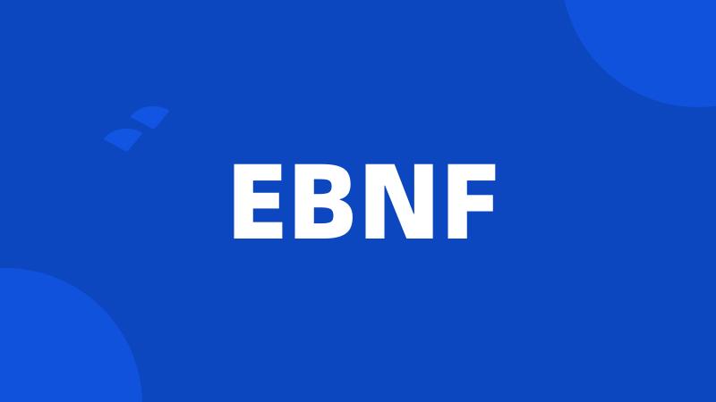 EBNF