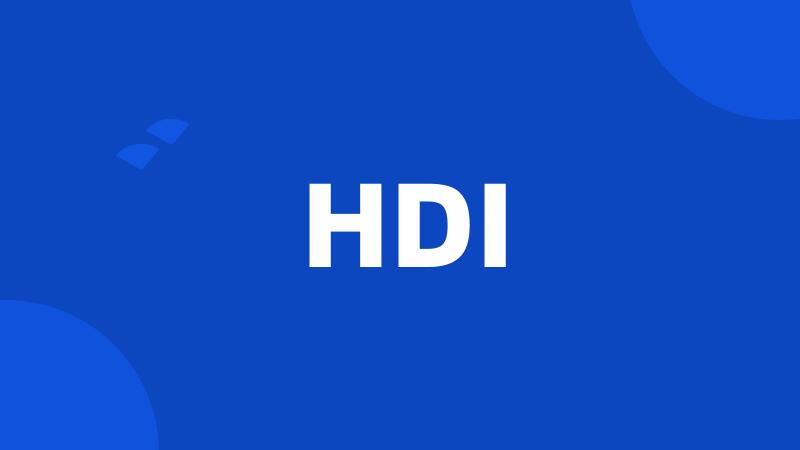 HDI