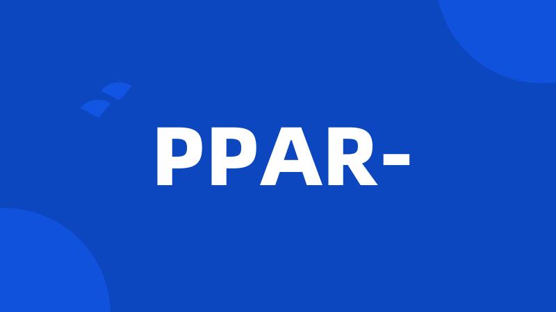 PPAR-