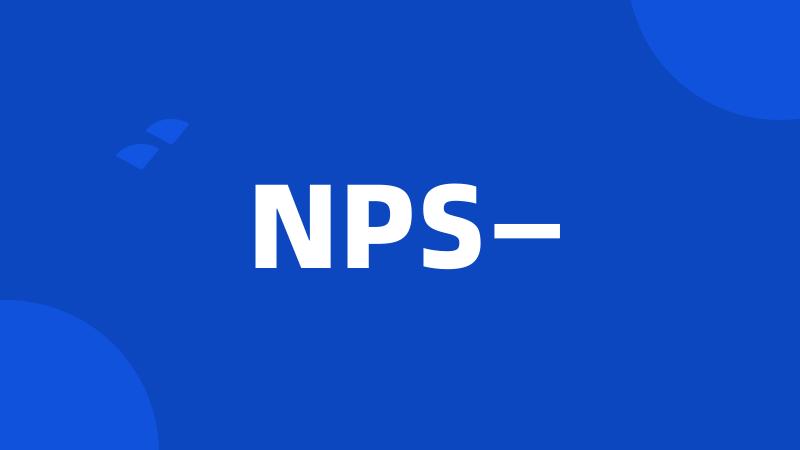 NPS—