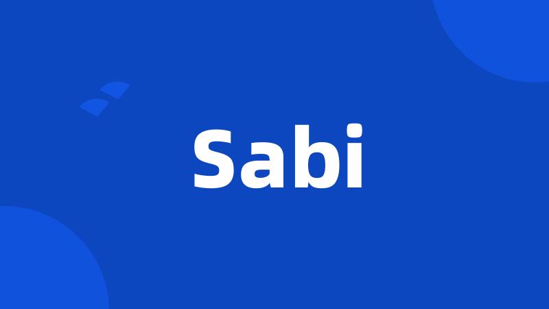 Sabi