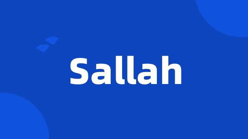 Sallah