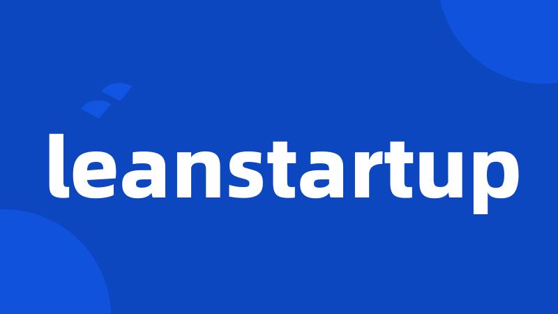 leanstartup