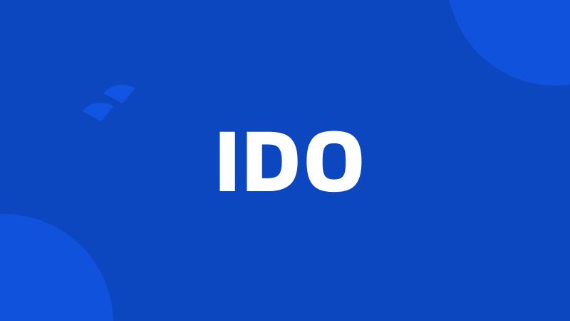 IDO