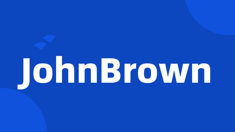 JohnBrown