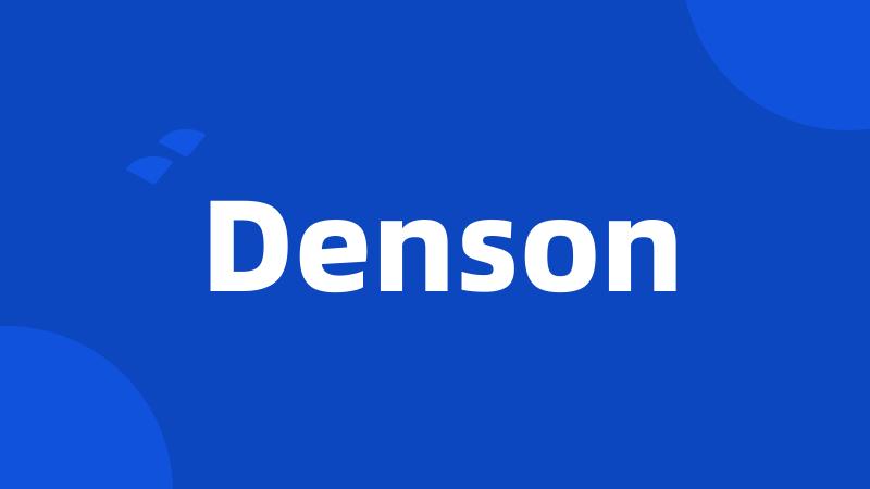 Denson