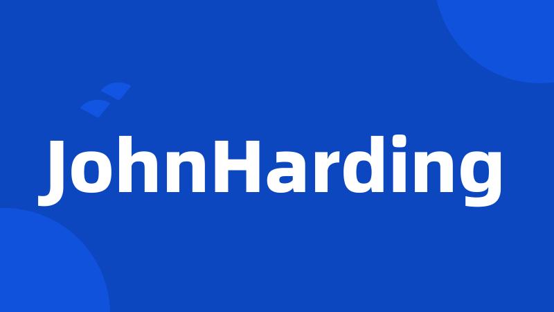 JohnHarding