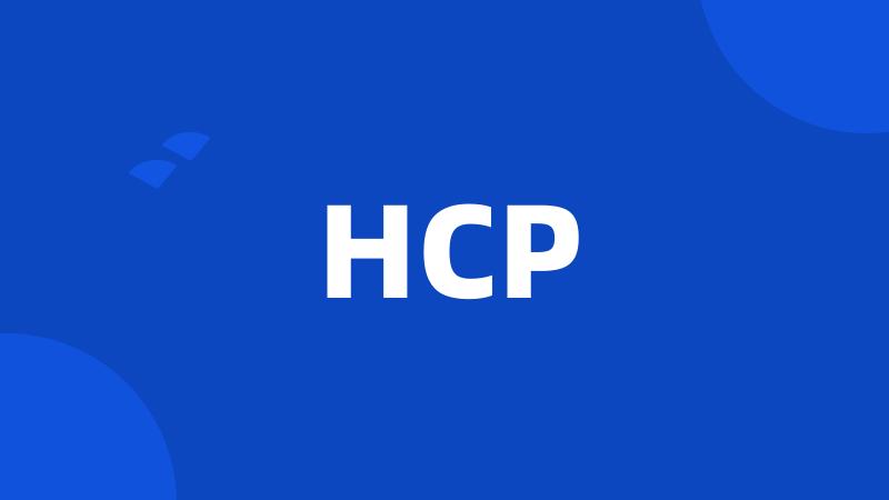 HCP