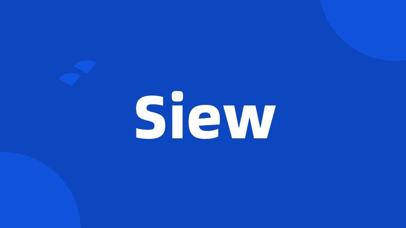 Siew