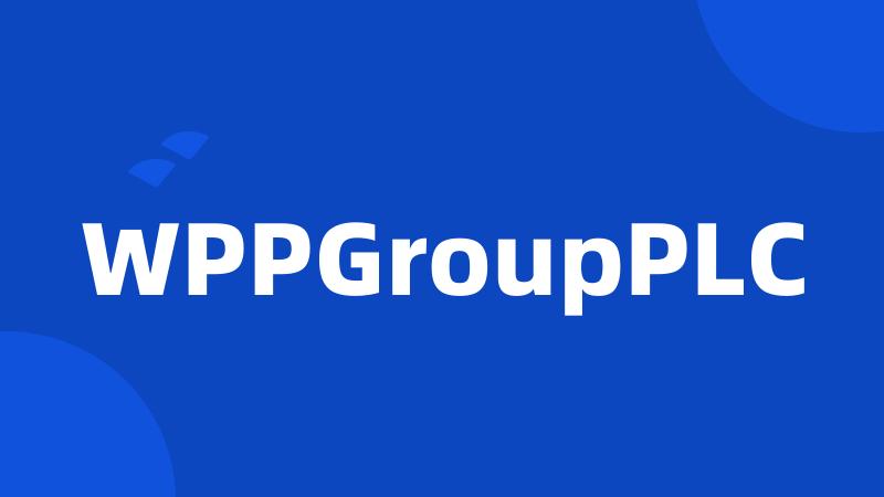 WPPGroupPLC