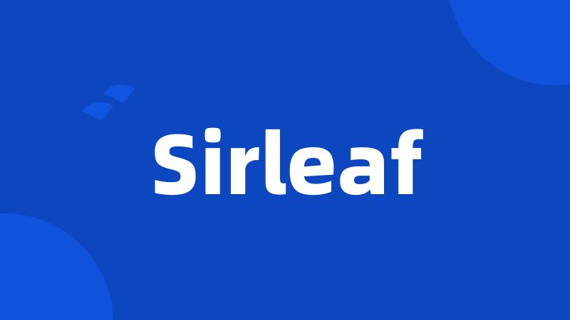 Sirleaf