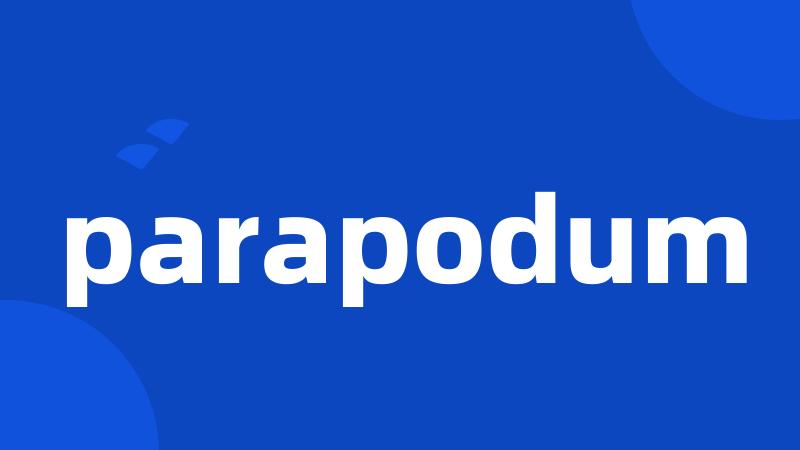 parapodum