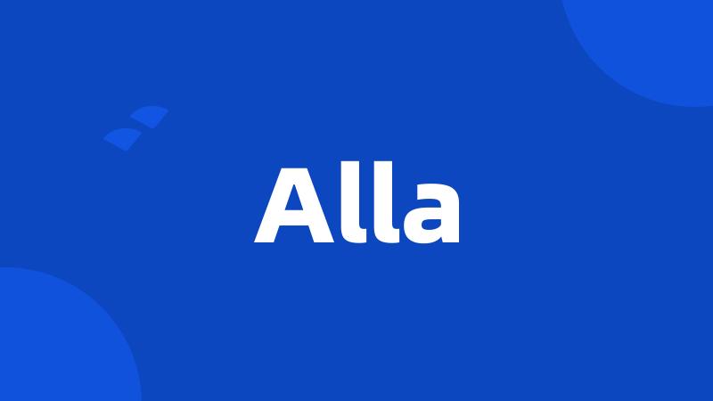 Alla