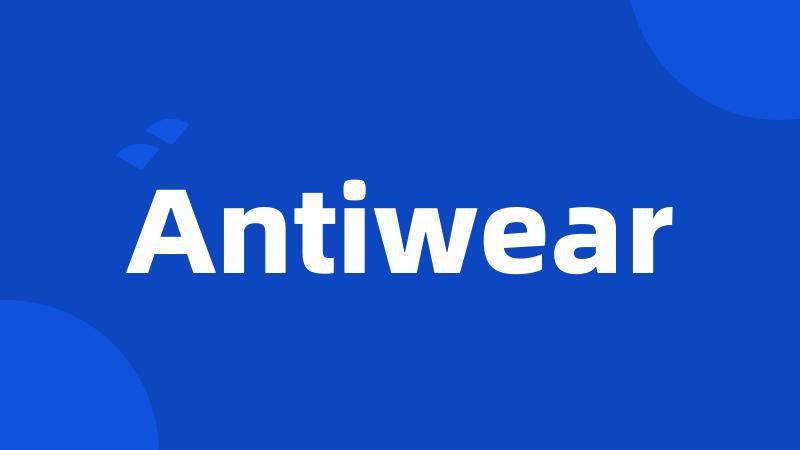 Antiwear