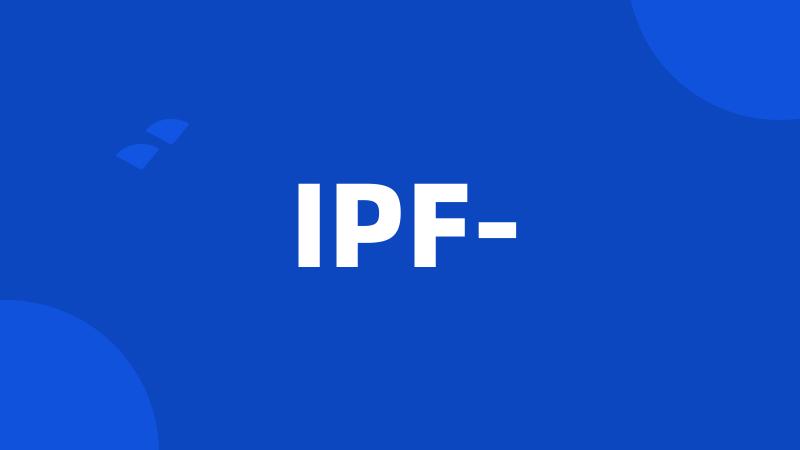 IPF-