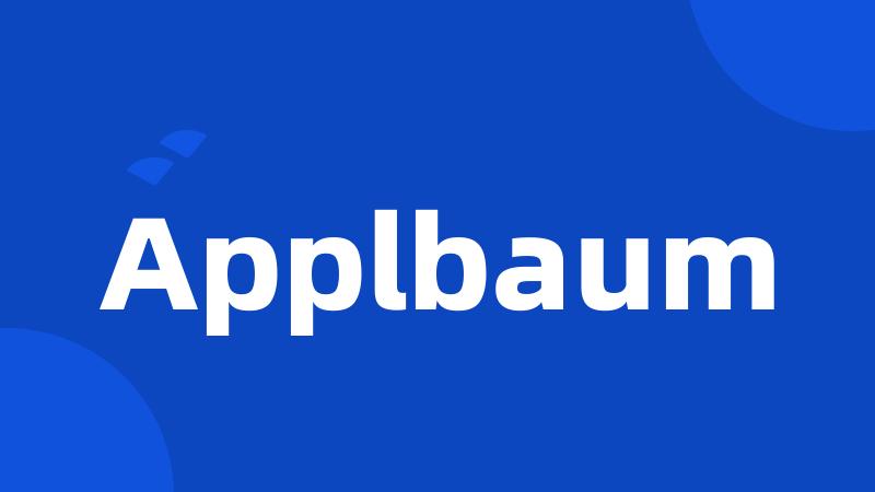 Applbaum