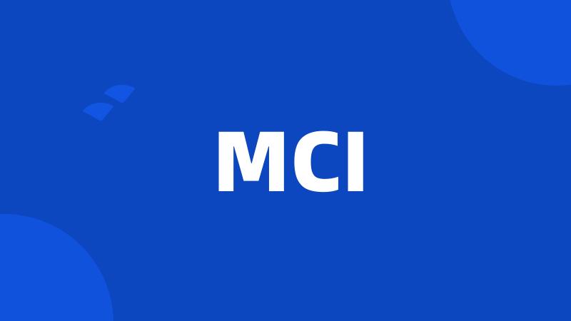 MCI