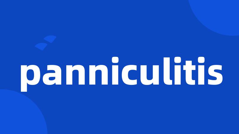 panniculitis