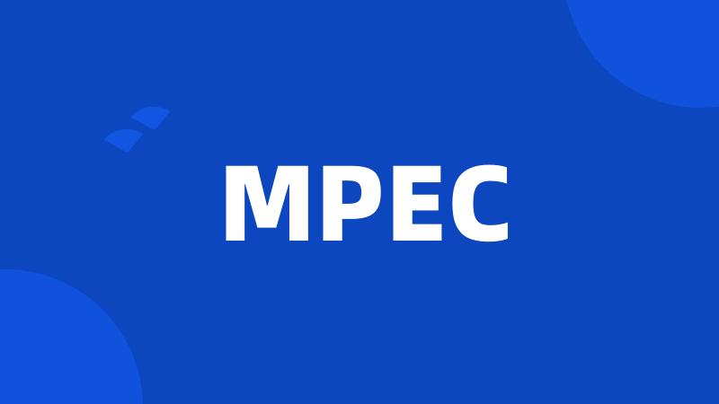 MPEC