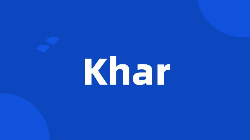 Khar