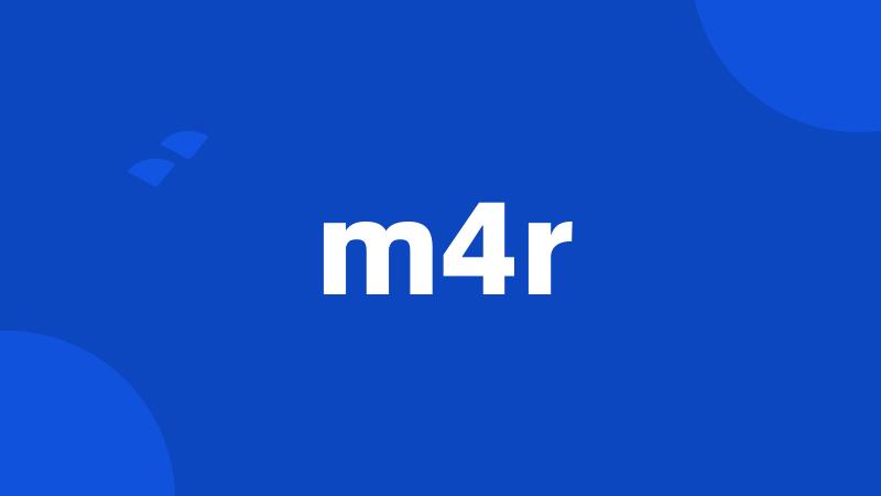 m4r