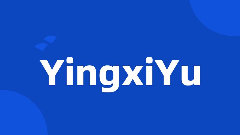 YingxiYu