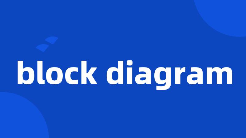 block diagram