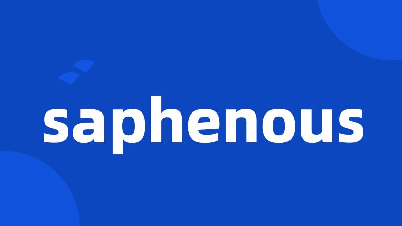 saphenous