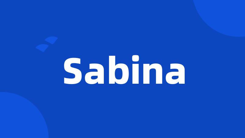 Sabina