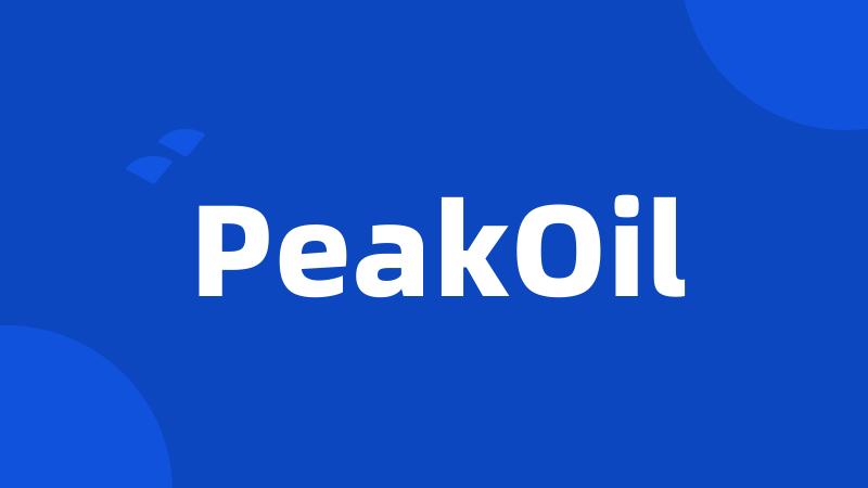 PeakOil