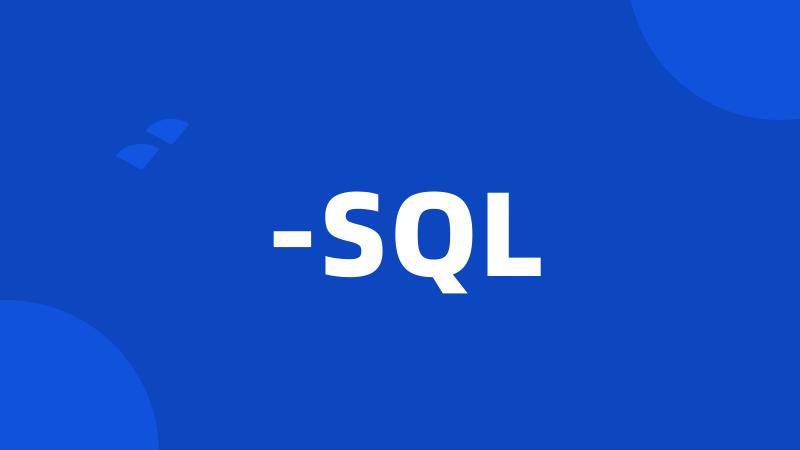 -SQL