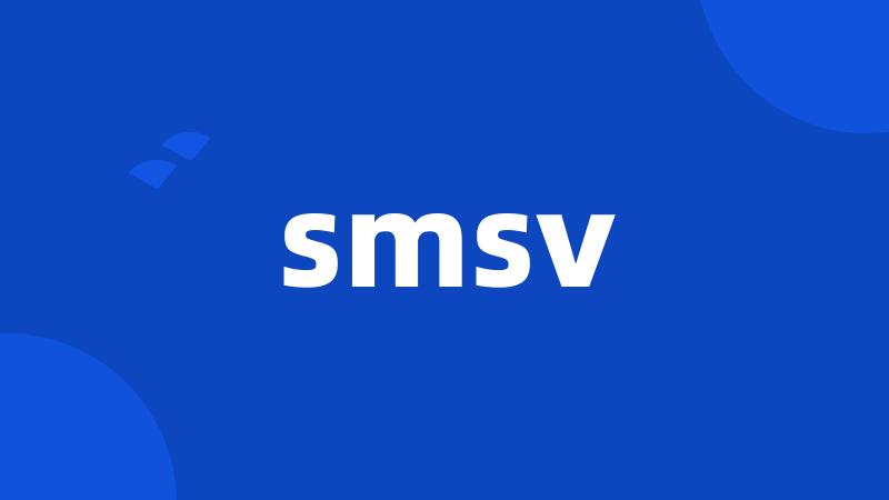 smsv