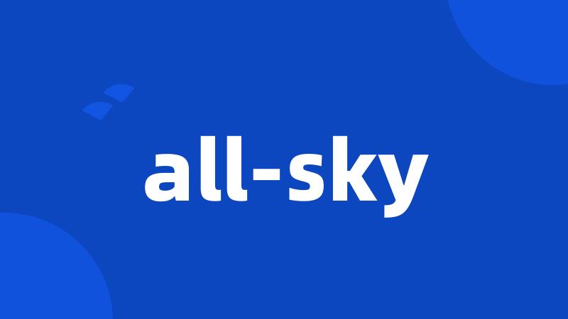 all-sky