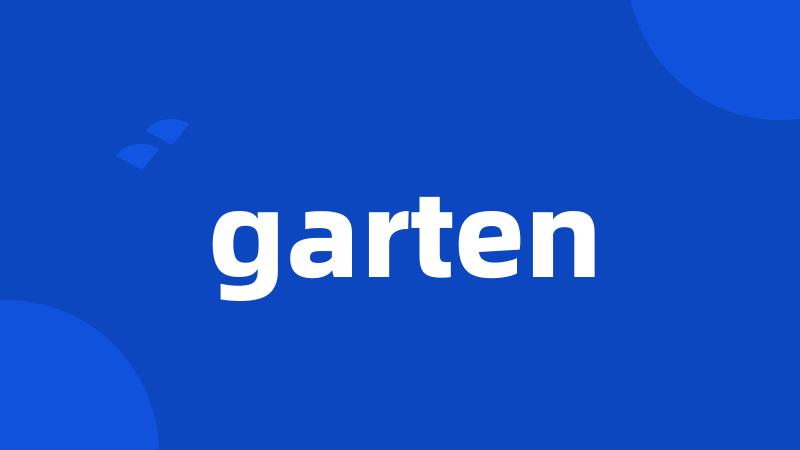 garten