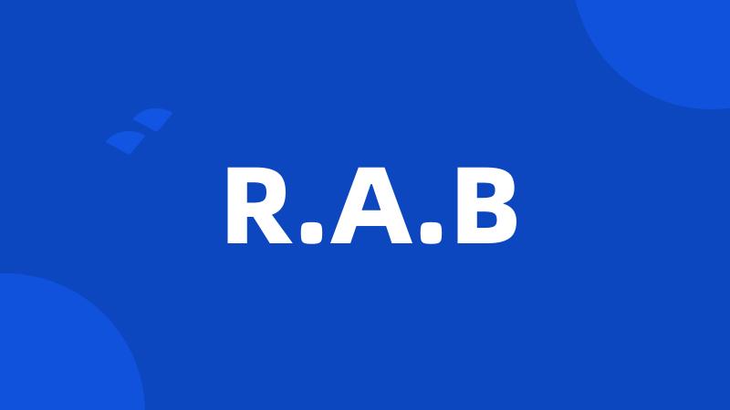 R.A.B
