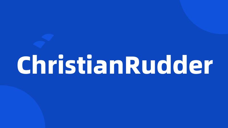 ChristianRudder