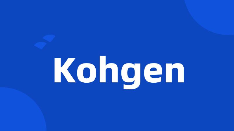 Kohgen